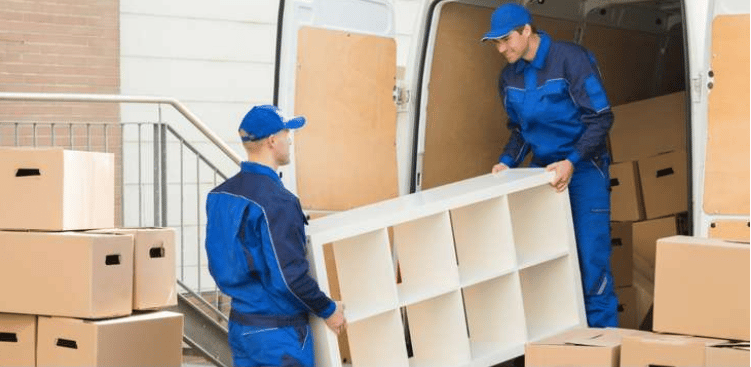 professionals moving furniture